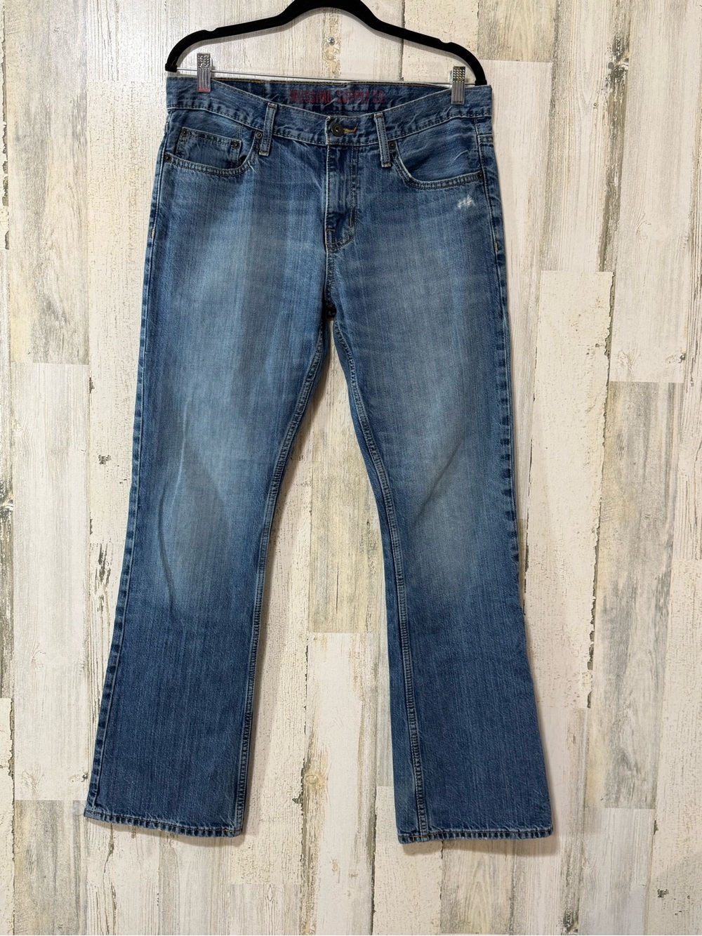 Mossimo Supply Co. Low Rise Women's Blue Boot Cut Jeans